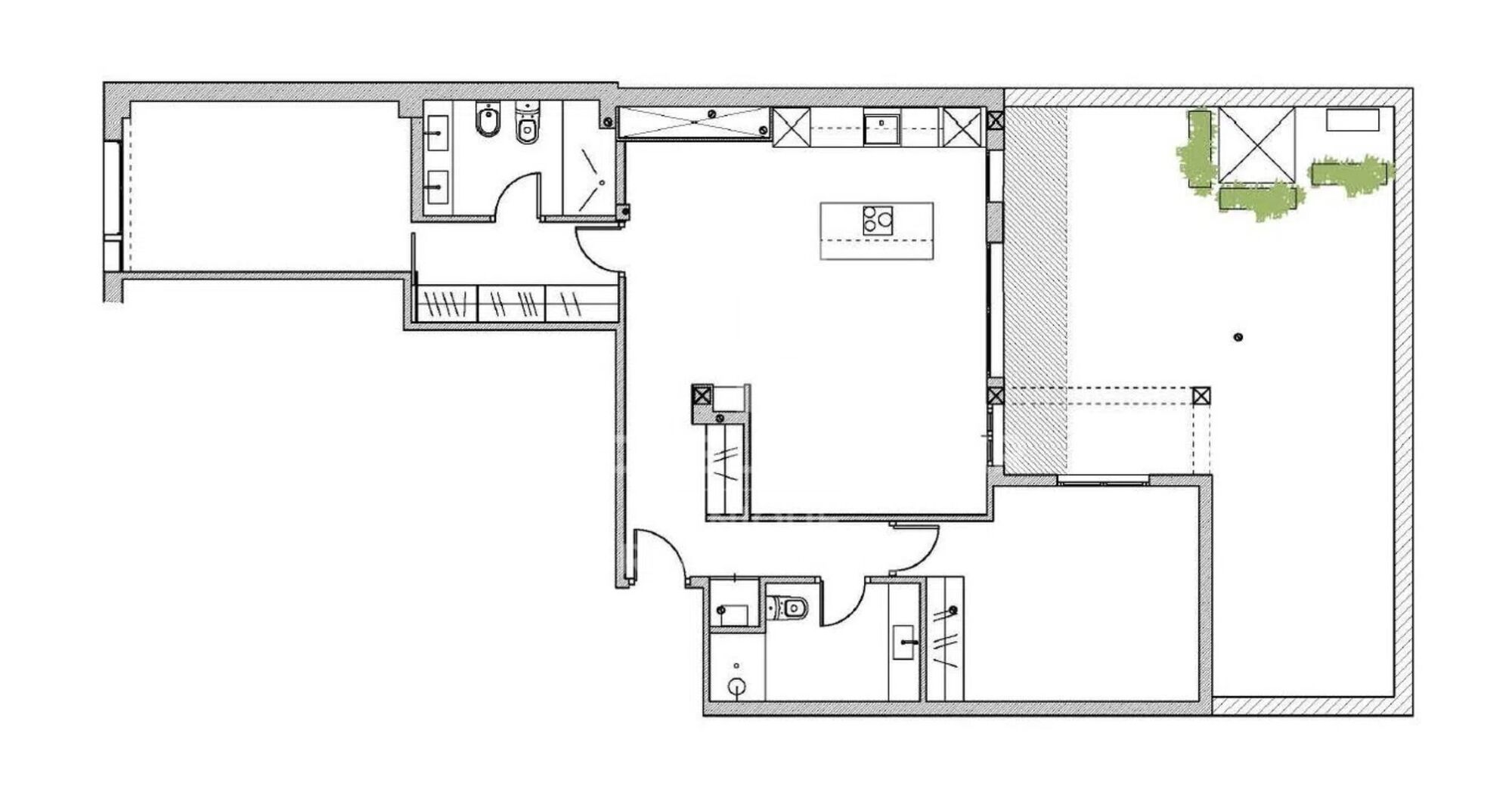 Renovierte Außenwohnung mit Terrasse in El Viso, Madrid
