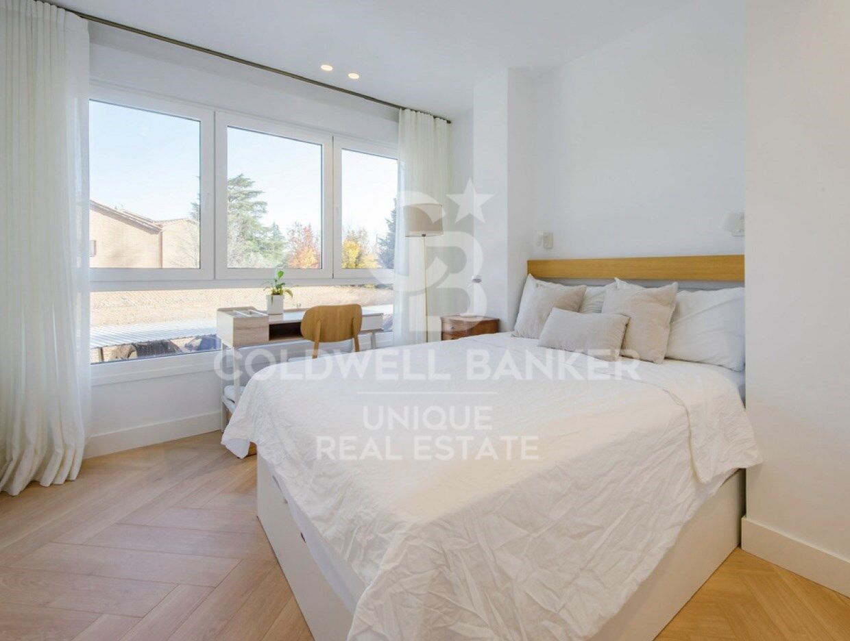 Renovierte Außenwohnung mit Pool, Garten und Garage in Hispanoamérica, Madrid