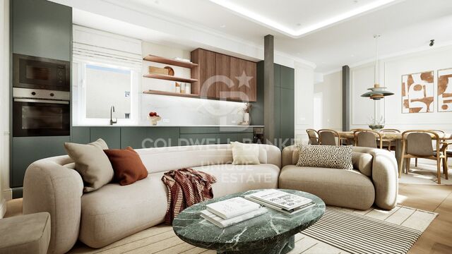 Renovated exterior apartment with garage and storage room in Lista, Madrid