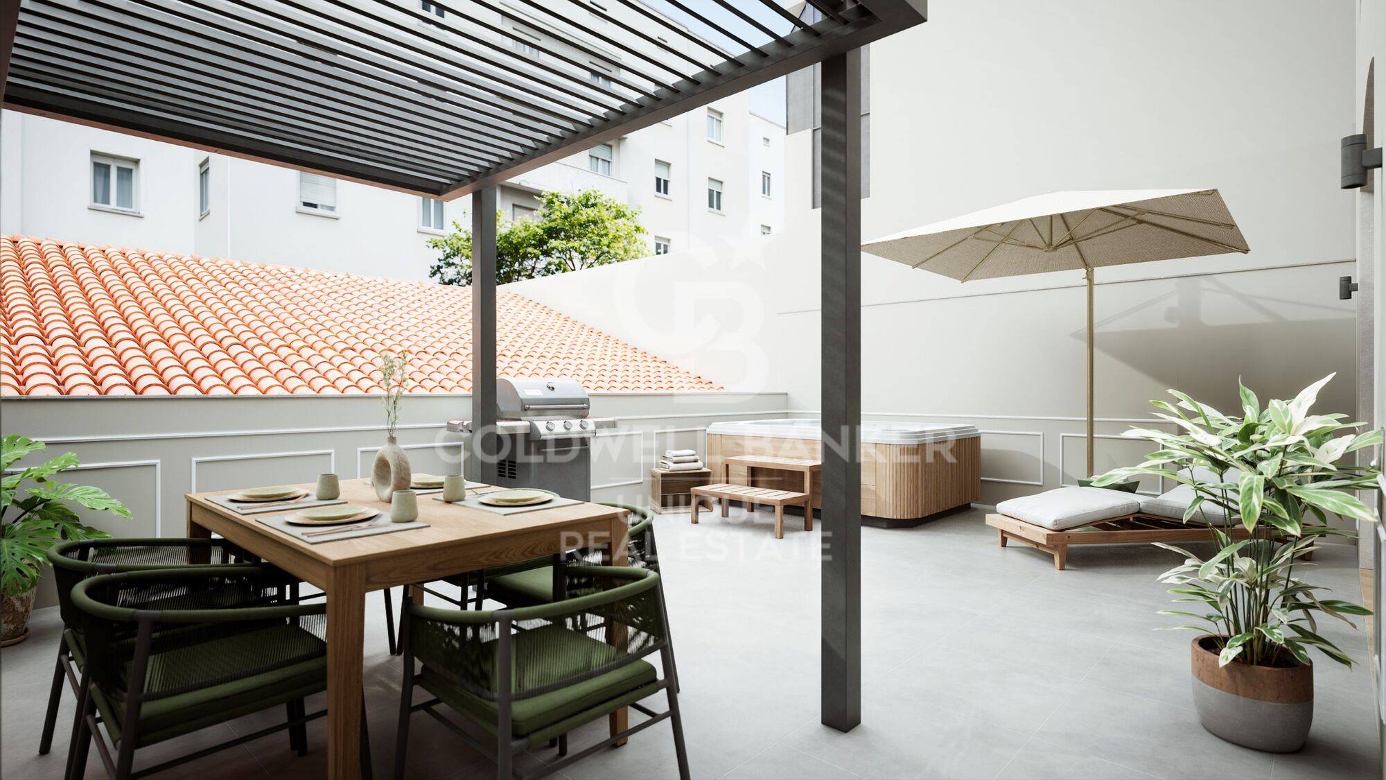 Appartement extérieur rénové avec terrasse et garage à Ibiza, Madrid