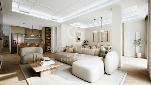 Renovierte Außenwohnung mit Terrasse und Garage in Ibiza, Madrid