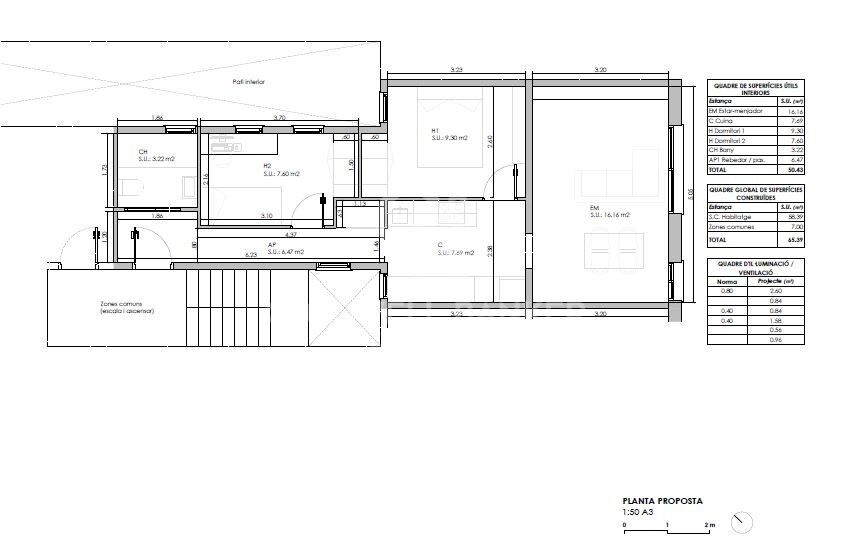 Neues, renoviertes Apartment von 65 m² in Sant Antoni Maria Claret