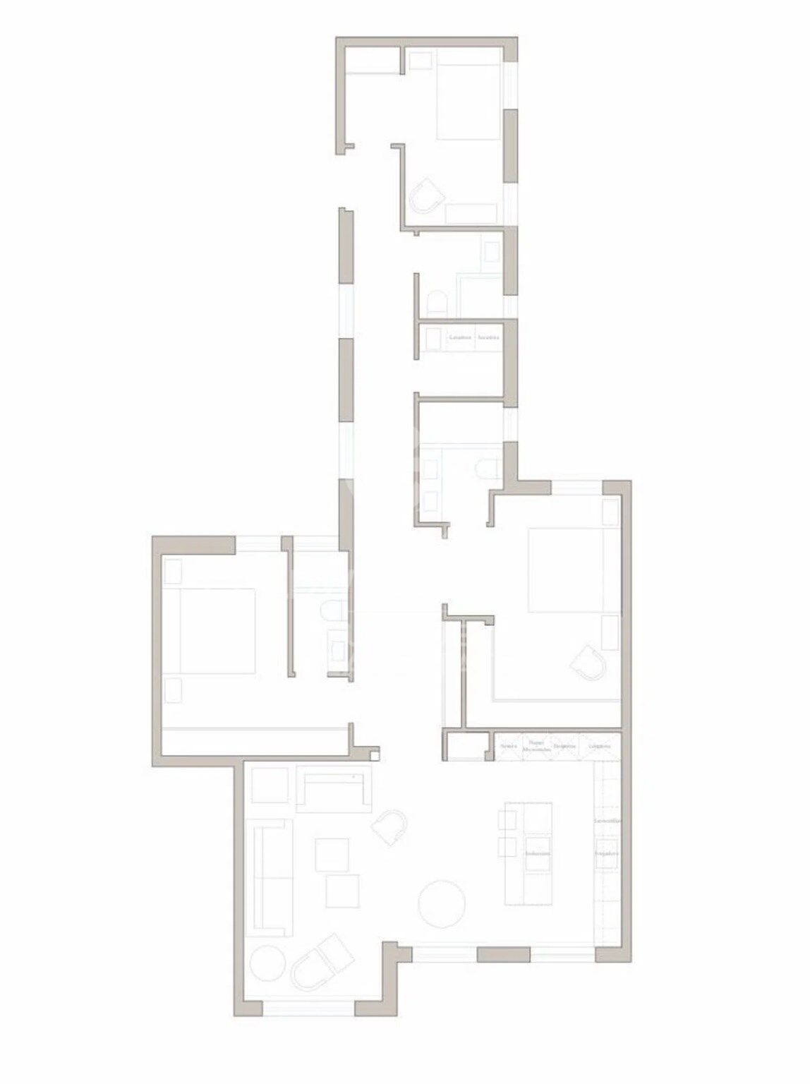 Appartement extérieur rénové à Castellana, Madrid