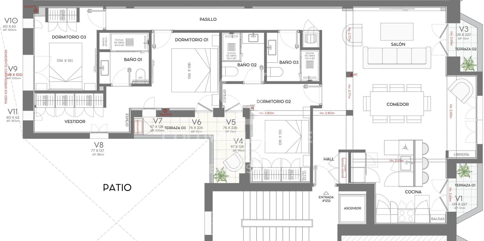 Flat 3 Bedrooms Sale Madrid