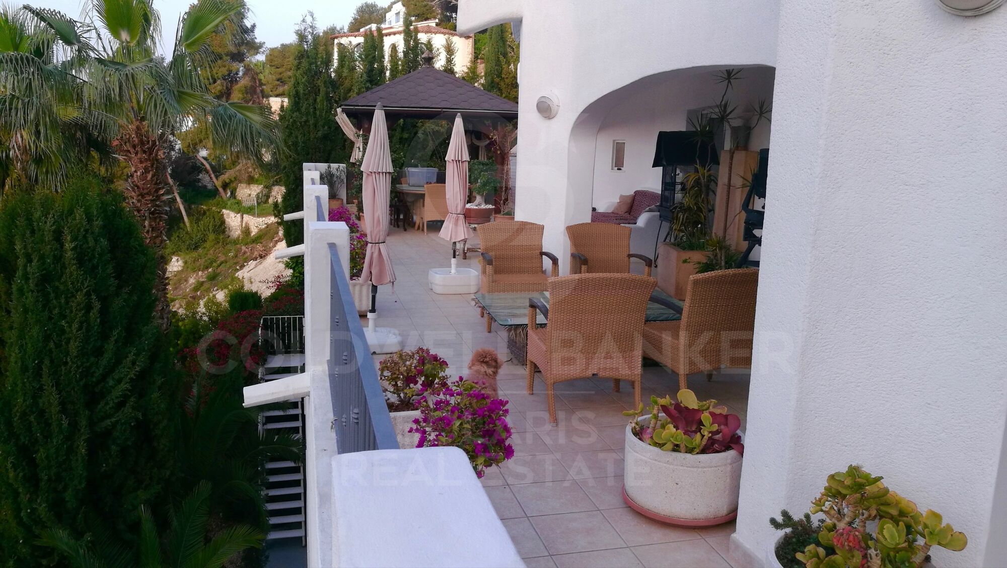 Ibizan villa with spectacular views of the sea and the bay of Calpe