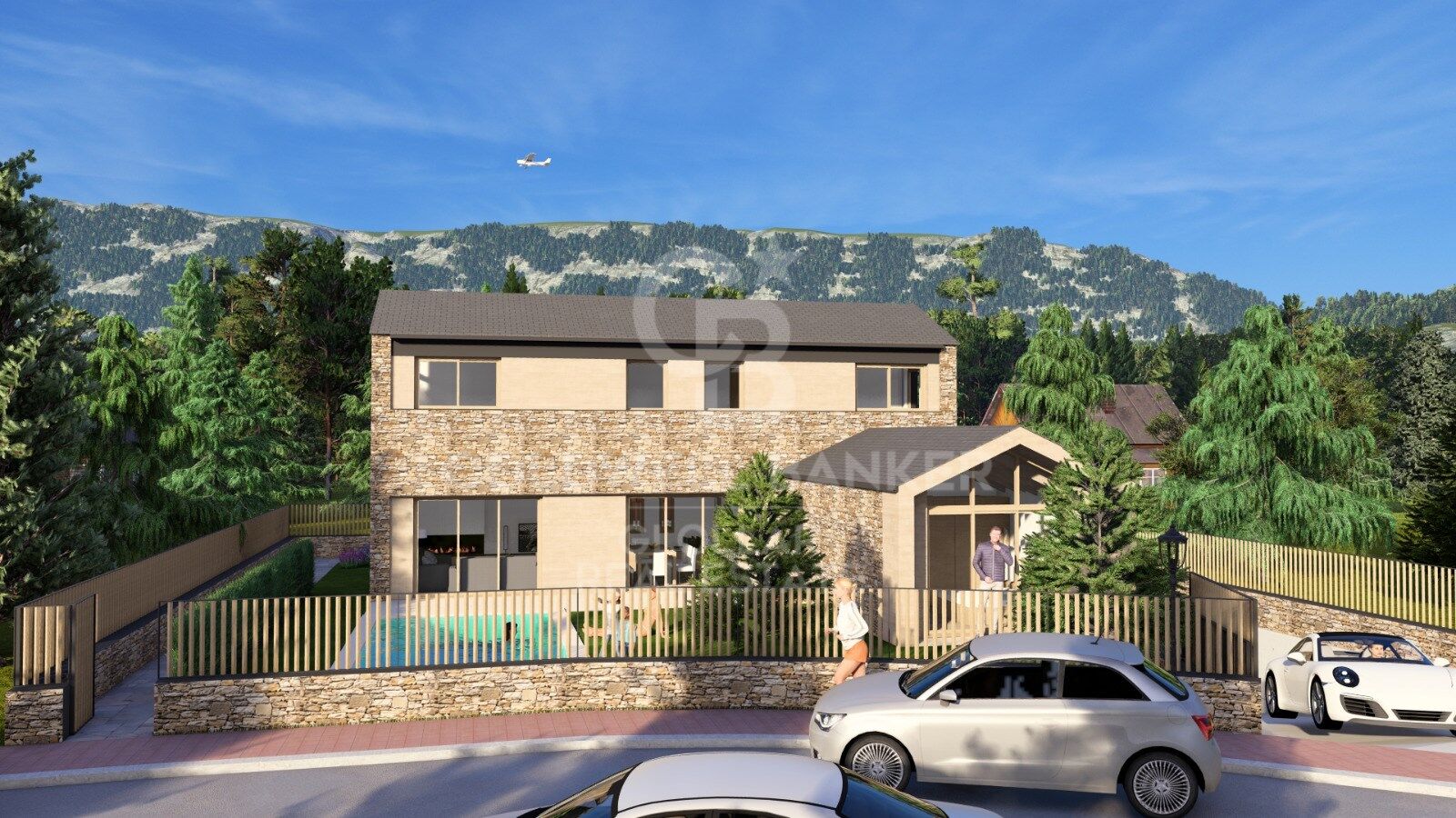 Lujo, diseño y vistas: exclusiva casa independiente en Das