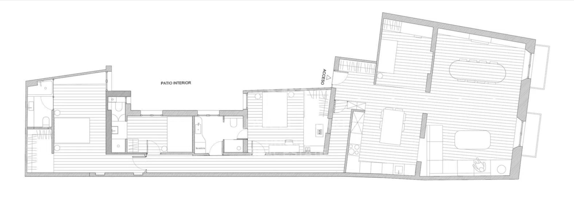 Appartement extérieur rénové dans le quartier de Las Letras, Madrid