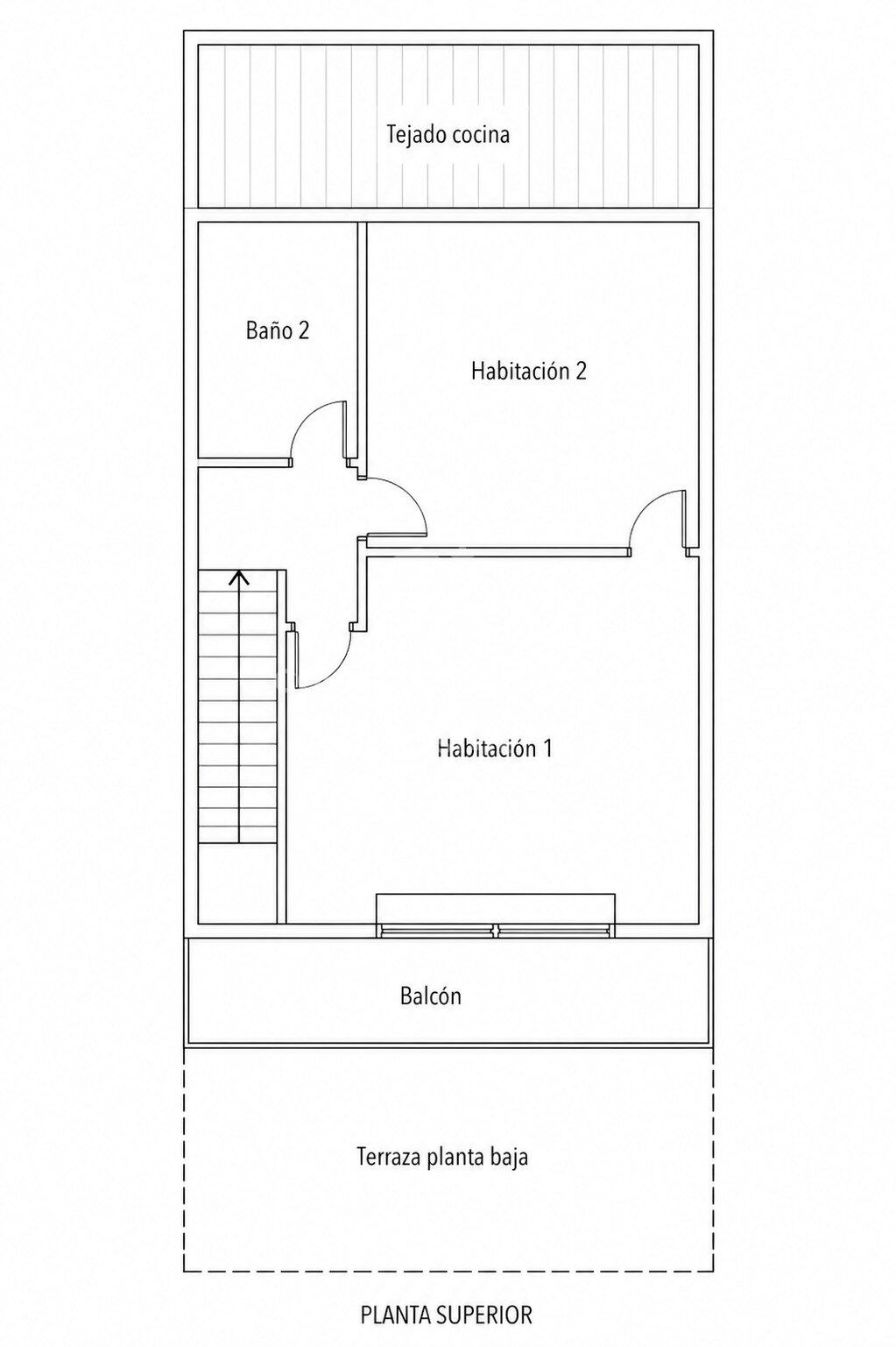 Helle Doppelhaushälfte mit Reihenhaus, Parkplatz und großer Terrasse in Santiago de la Ribera, Murcia