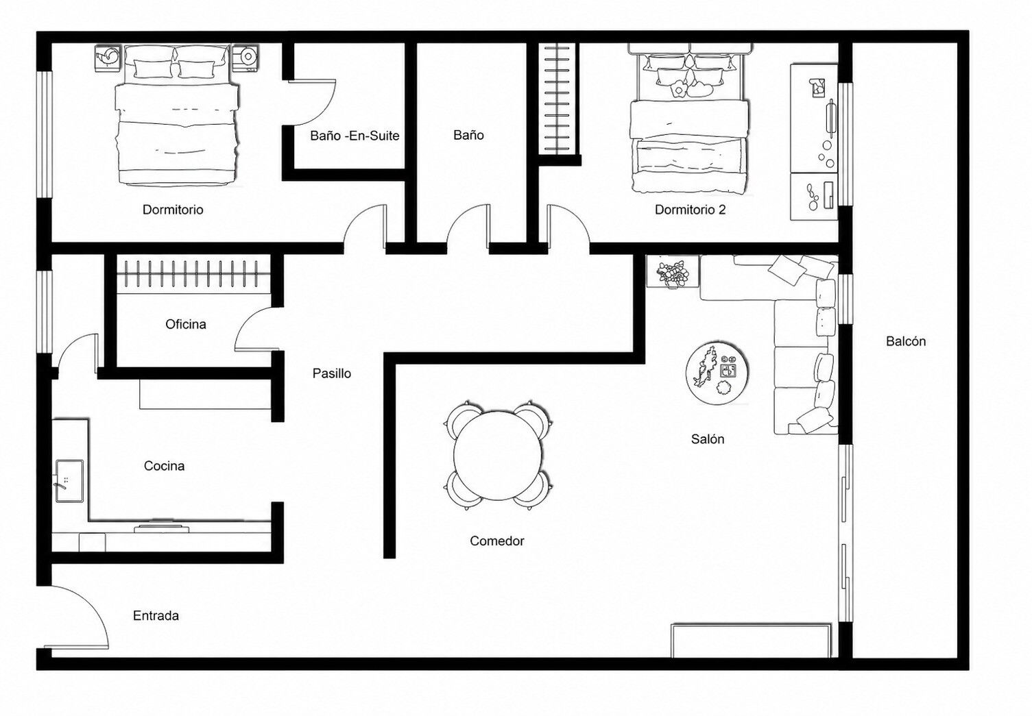 Exclusive bright apartment on Enric Granados street
