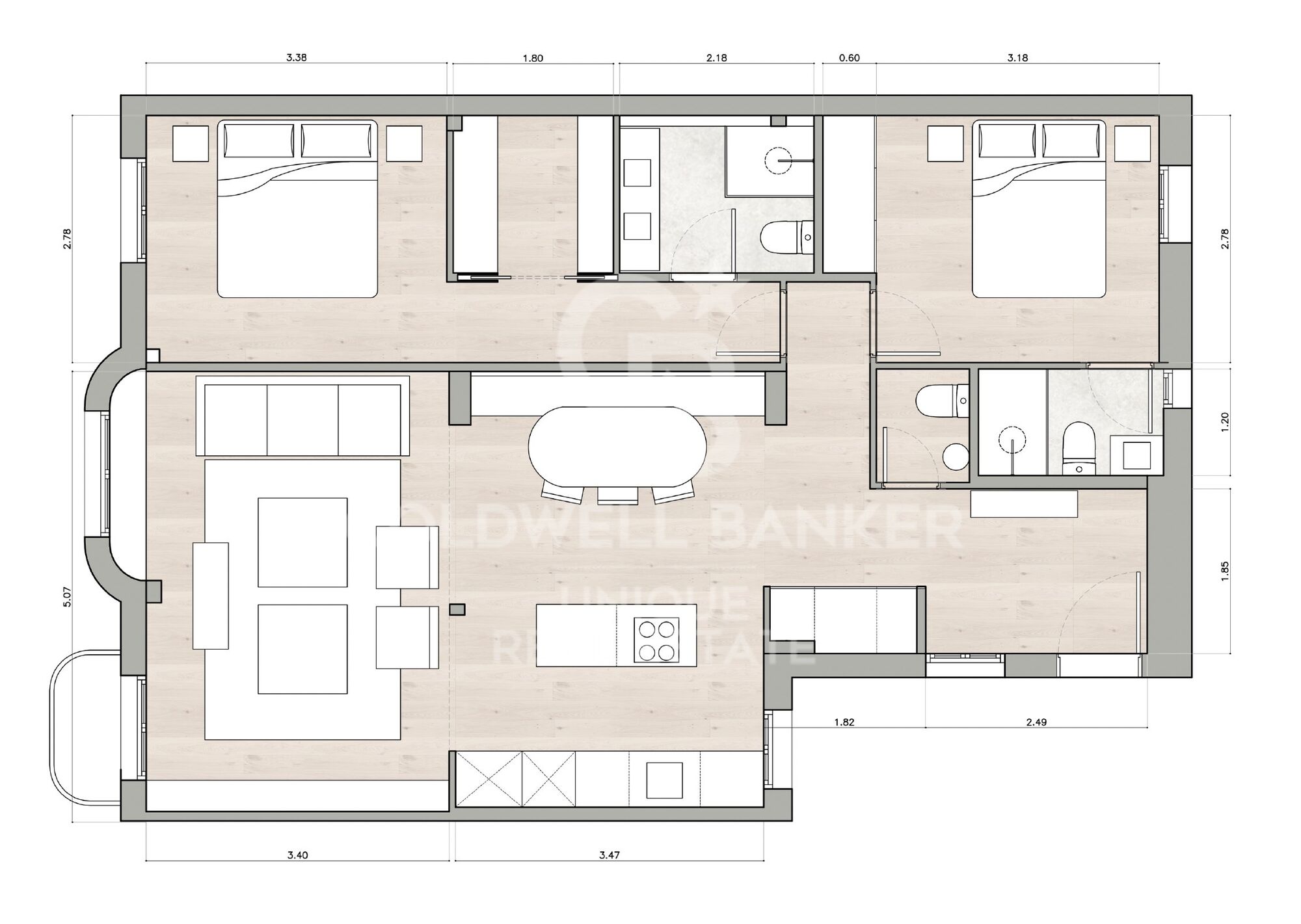 Vollständig renovierte Wohnung in Jorge Juan, Stadtteil Salamanca