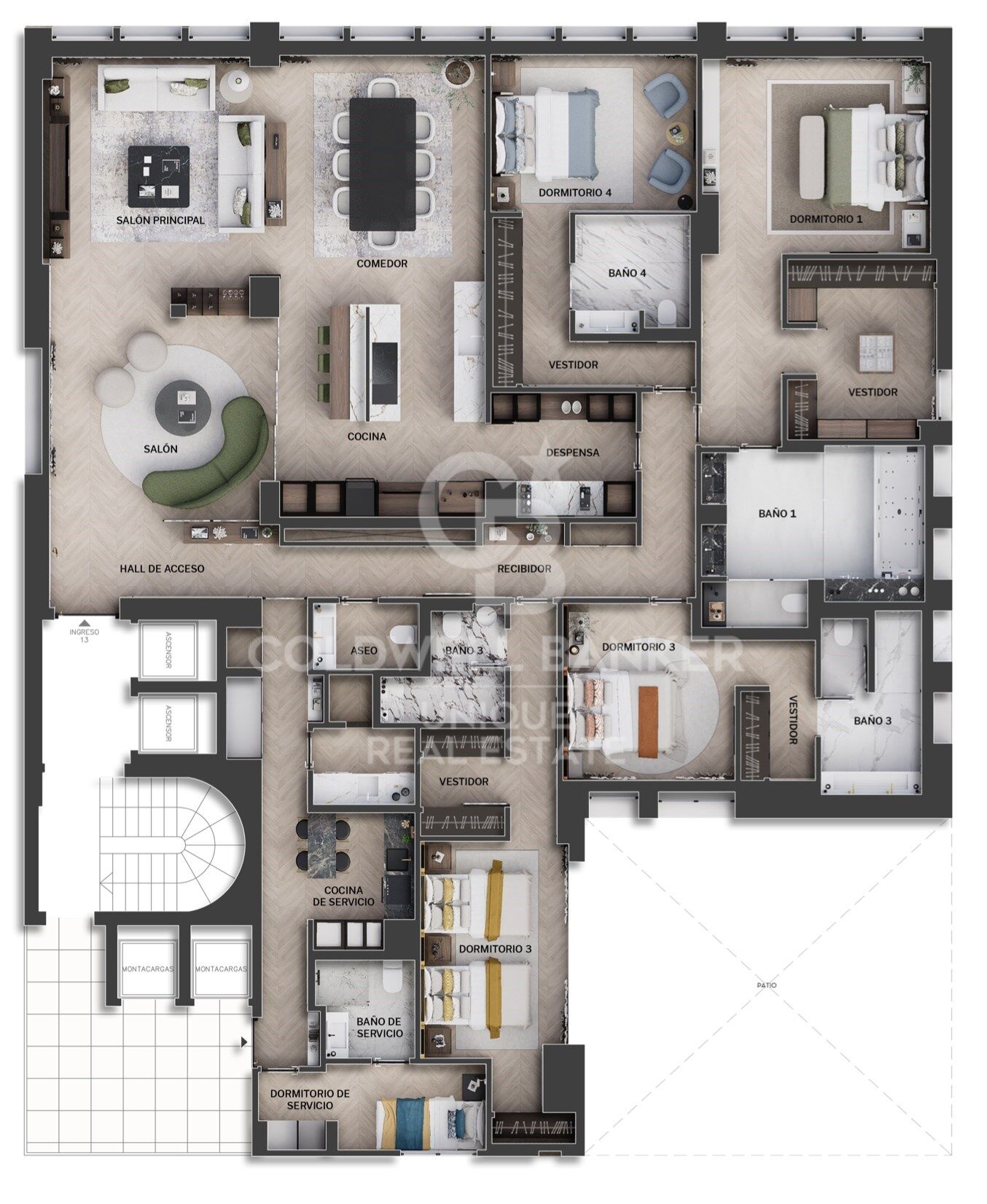 Renovierte Außenwohnung mit Garage und Abstellraum in El Viso, Madrid