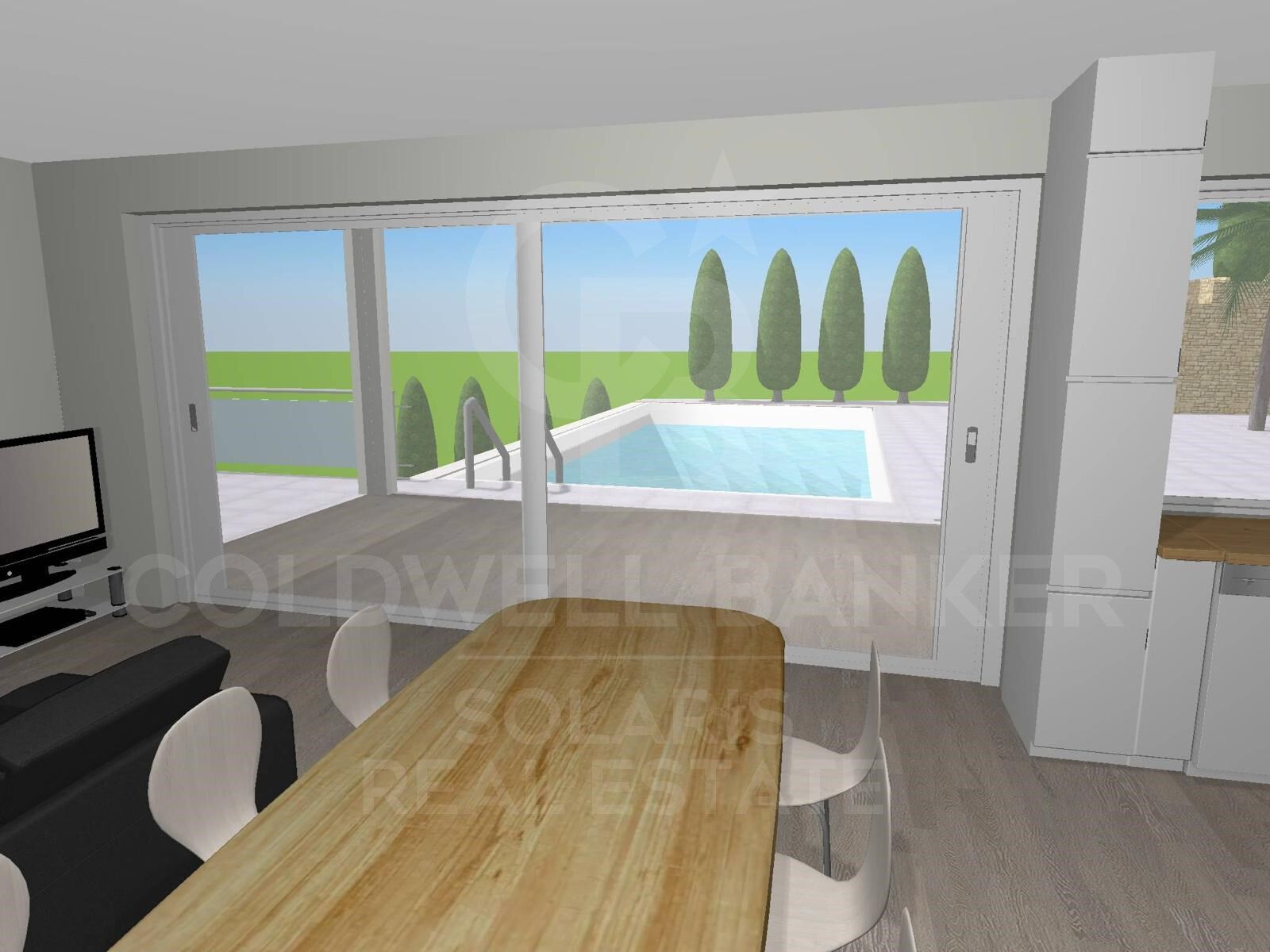 Villa contemporánea en construcción con impresionantes vistas al mar, ascensor privado y orientación sureste