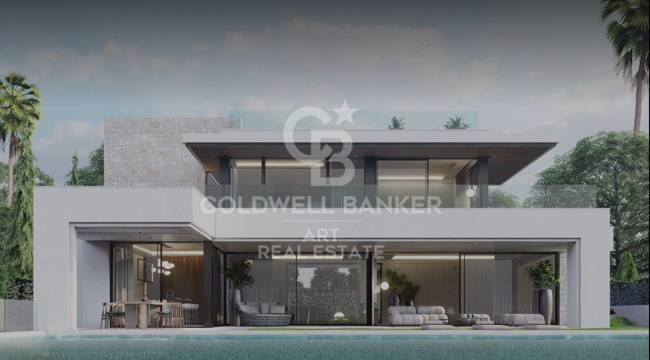 Spectacular newly built villa with stunning sea views in Marbella