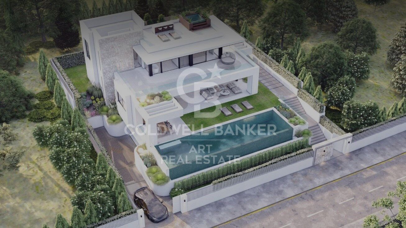 Spectacular newly built villa with stunning sea views in Marbella