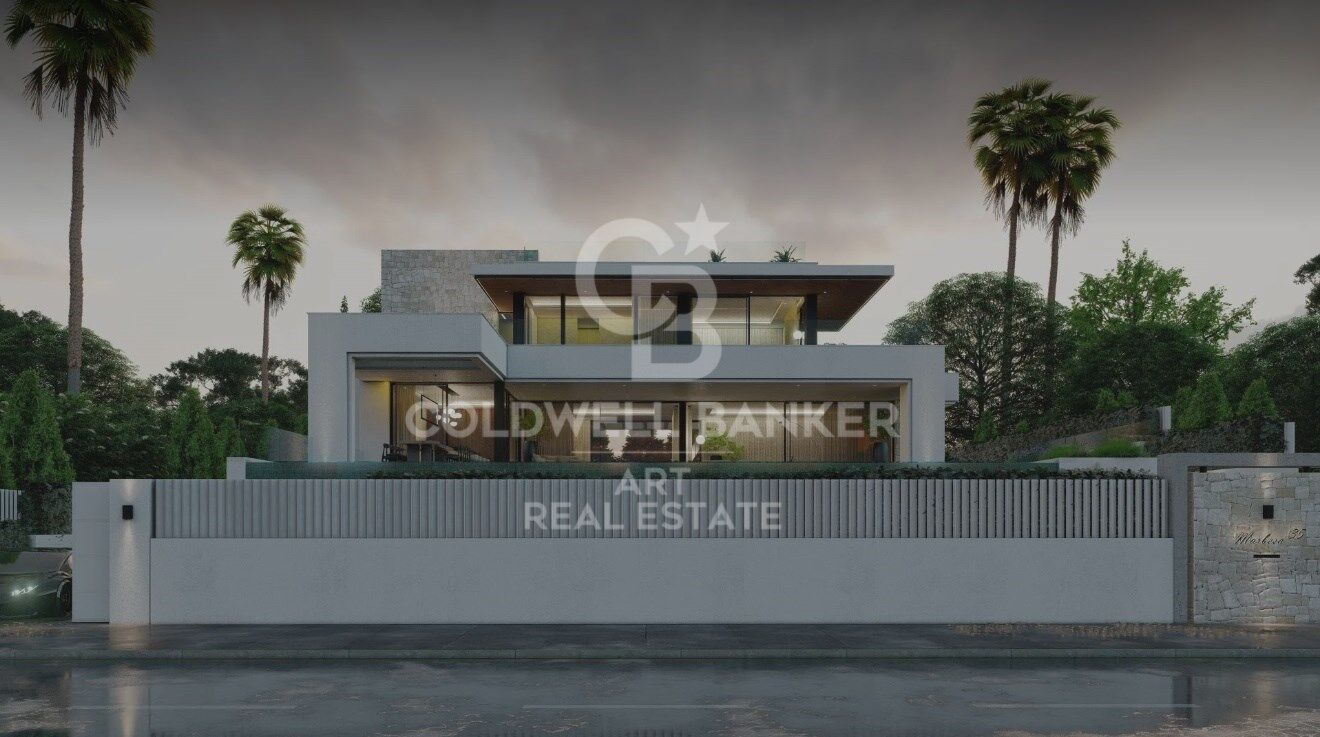 Espectacular villa de nueva construcción con impresionantes vistas al mar en Marbella