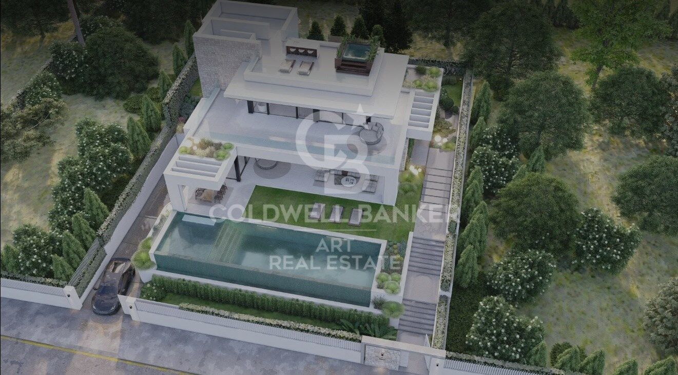 Espectacular villa de nueva construcción con impresionantes vistas al mar en Marbella