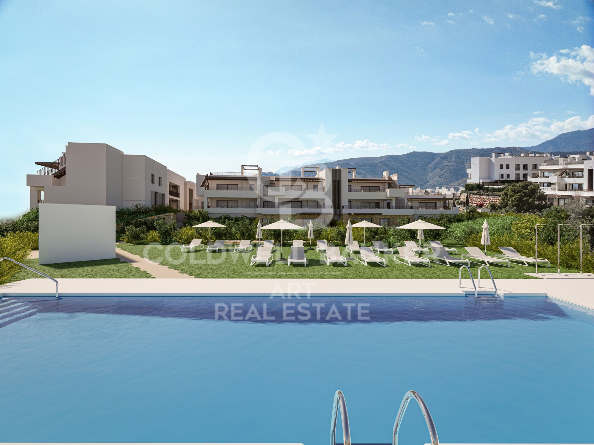 New development of apartments located in a unique natural enclave above Marbella