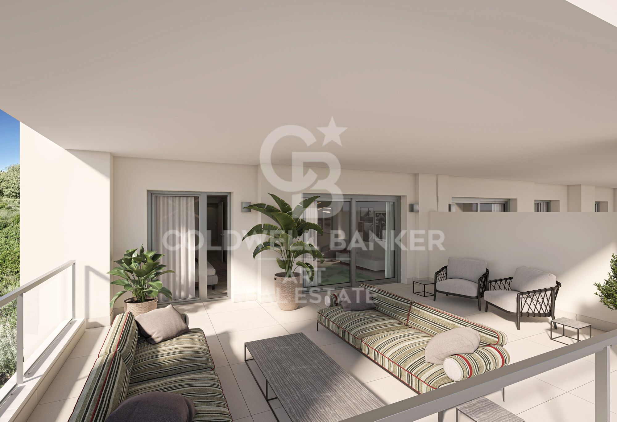 New build apartments with sea views in Manilva