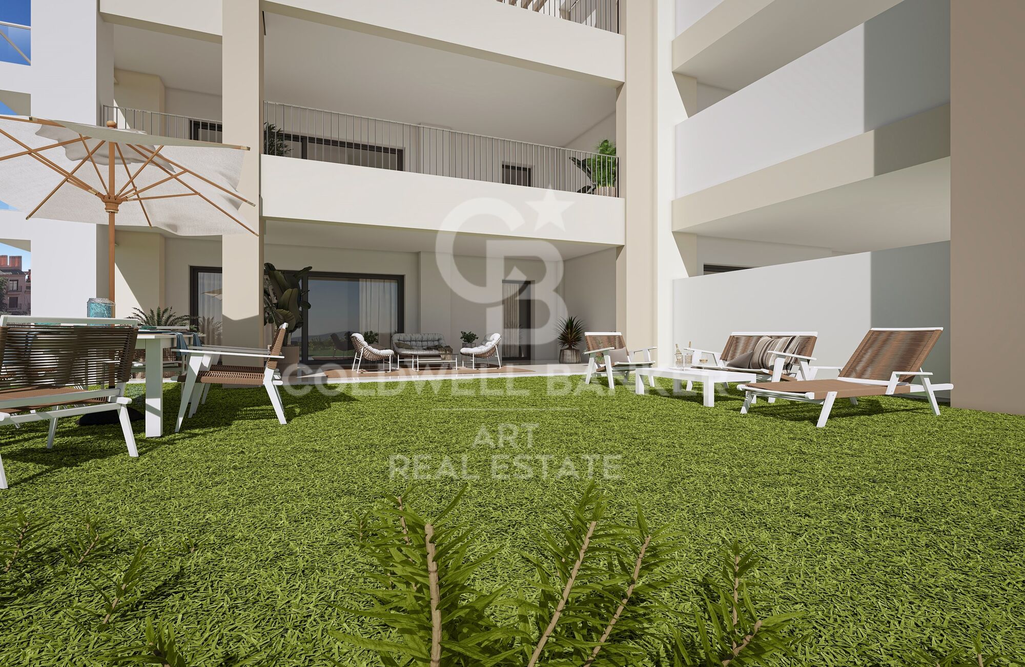 New build apartments with sea views in Manilva