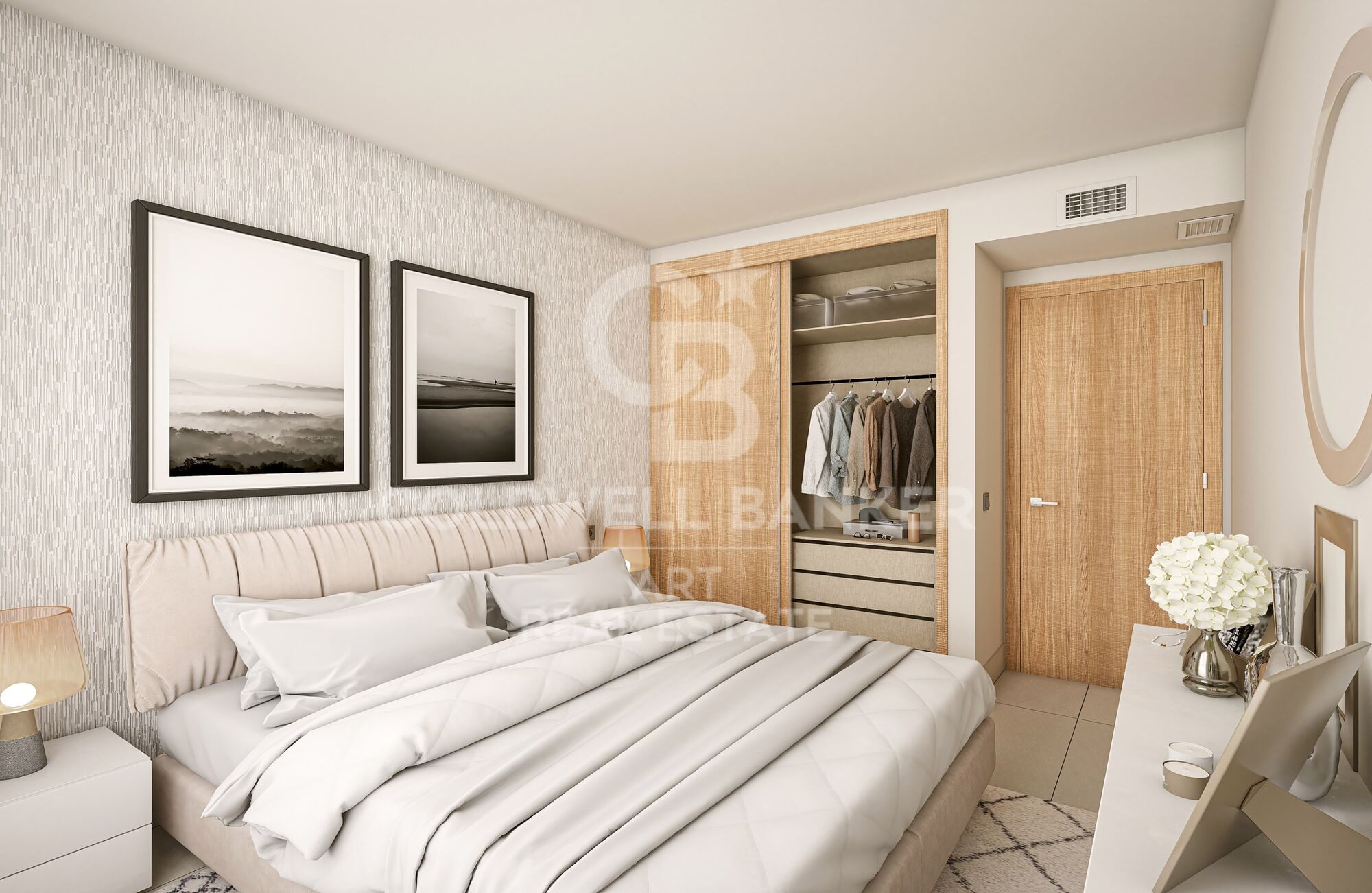 New build apartments with sea views in Manilva