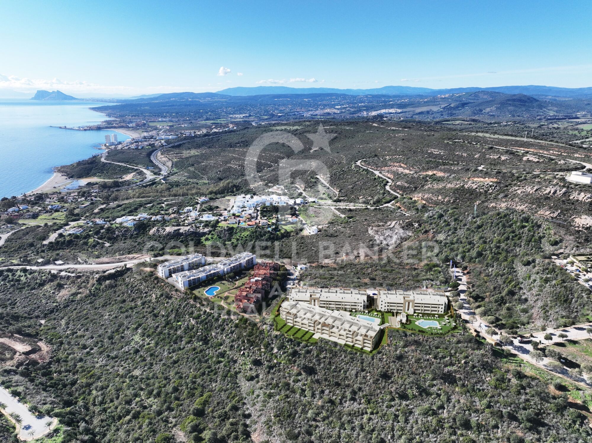 New build apartments with sea views in Manilva
