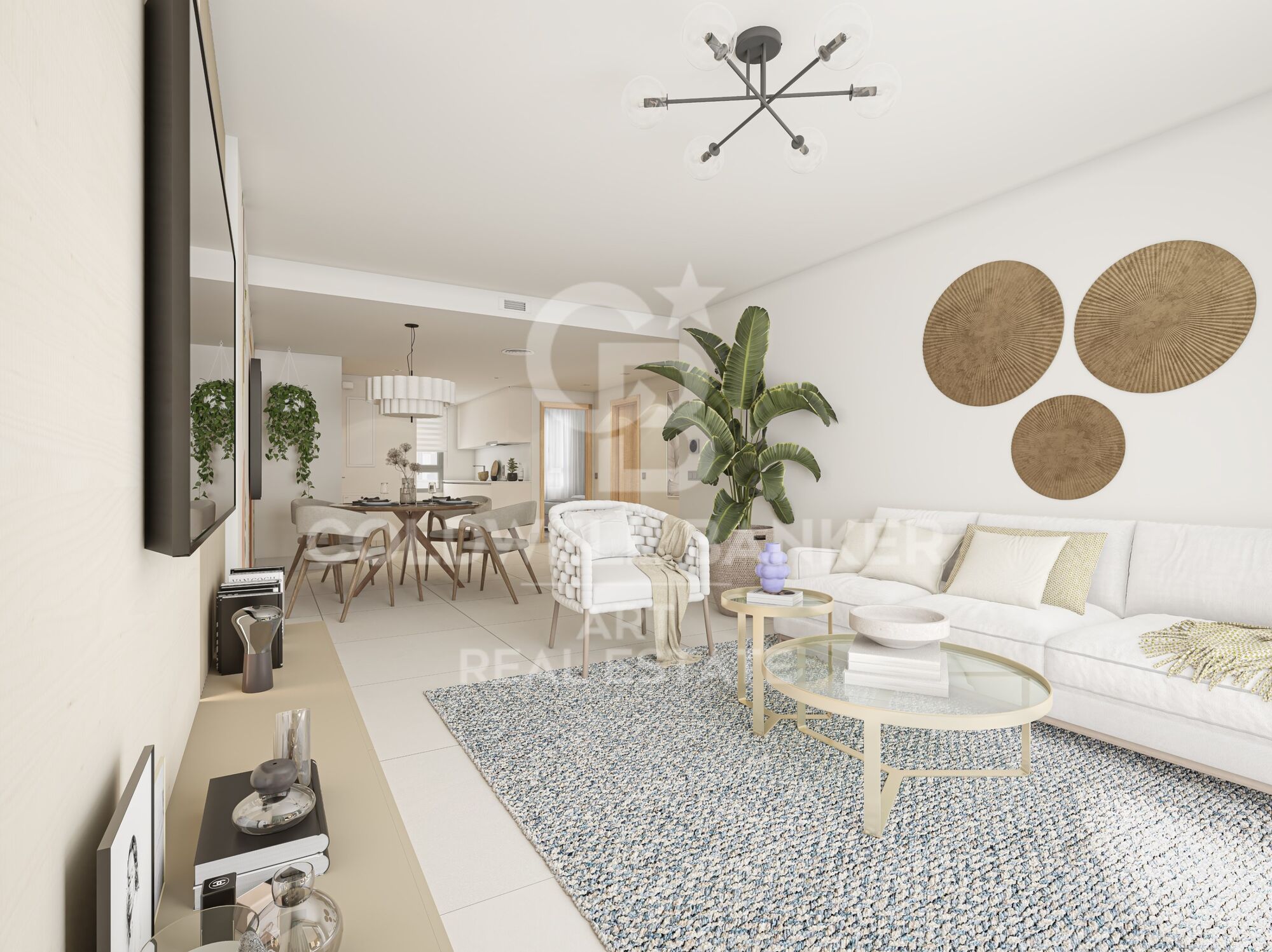 New build apartments with sea views in Manilva