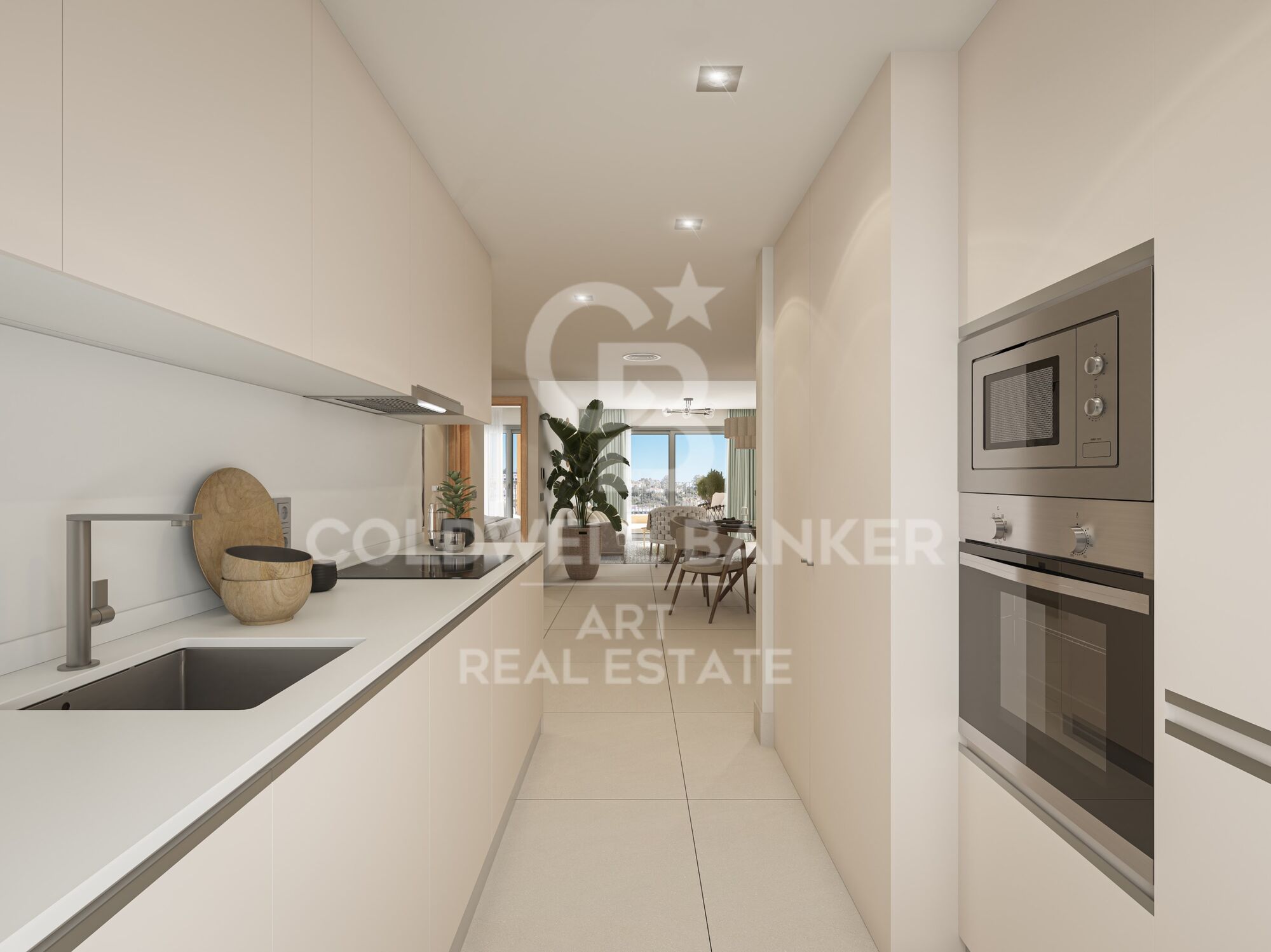 New build apartments with sea views in Manilva