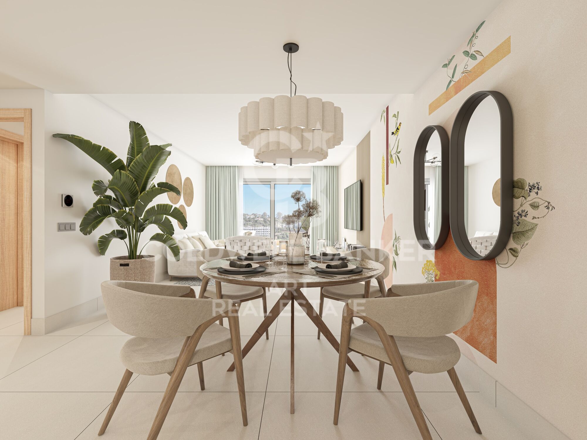 New build apartments with sea views in Manilva