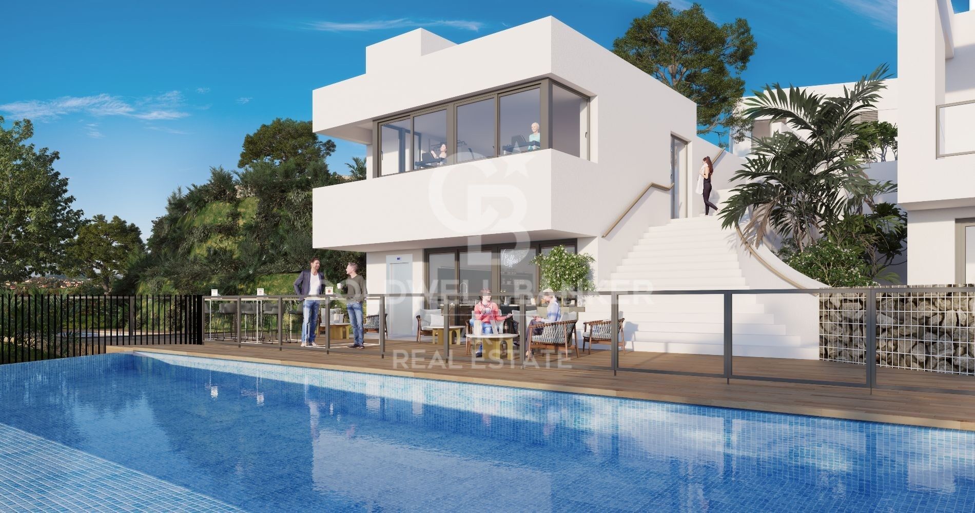 Exklusive Neubauanlage mit Meerblick auf das Mittelmeer in Riviera del Sol.