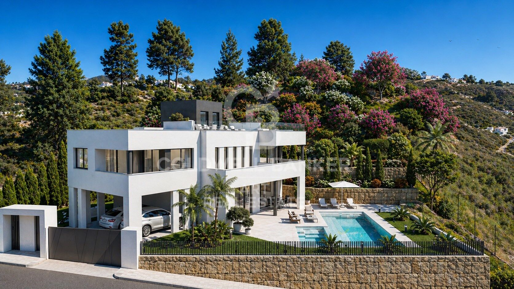 Beautiful contemporary-style villa with incredible sea views in La Cala Golf.