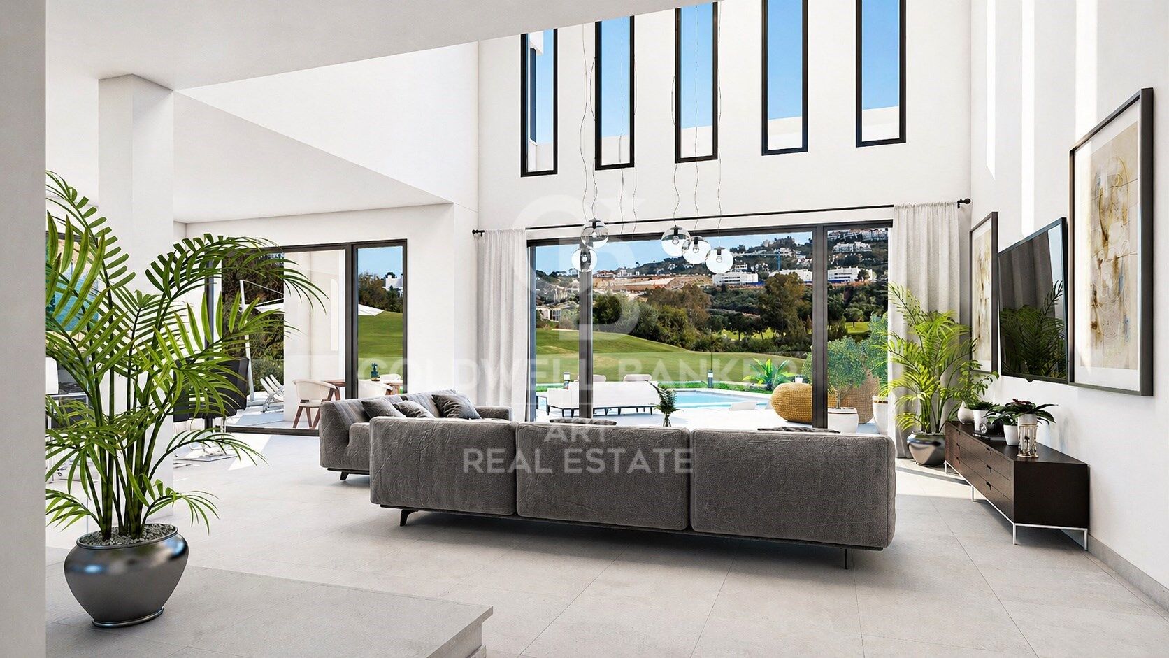 Beautiful contemporary-style villa with incredible sea views in La Cala Golf.