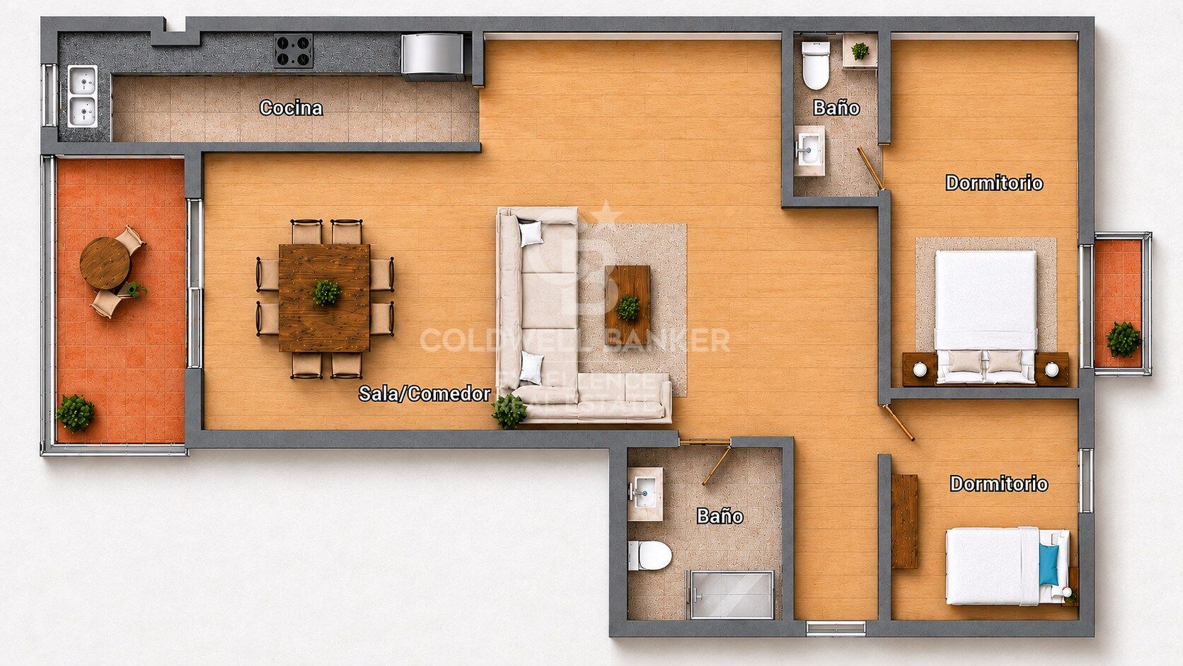 Großzügige Wohnung mit Terrasse, Meerblick und Parkplatz in Port Saplaya