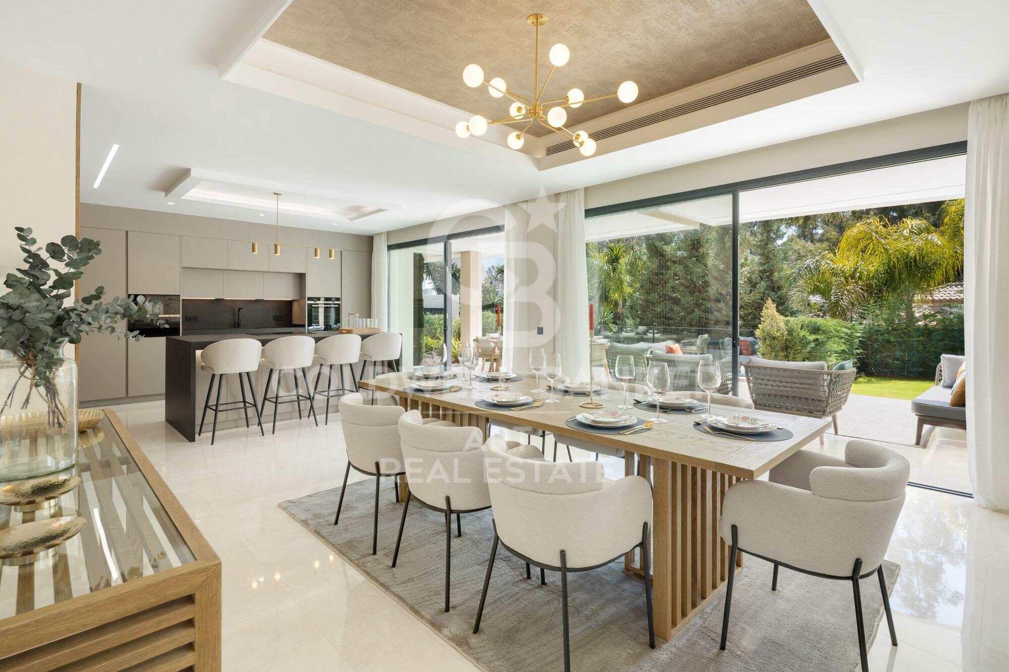 Villa contemporaine de luxe neuve à La Cerquilla, Nueva Andalucía.