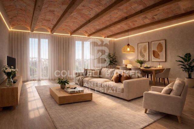 Upper-floor apartment for sale on Balmes Street