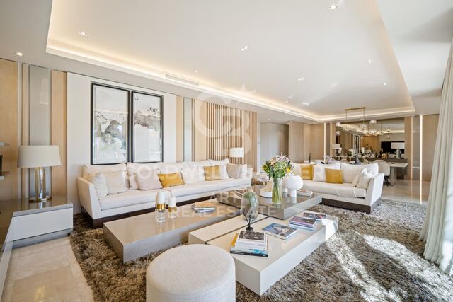 Exclusivo apartamento doble listo para entrar a vivir en Milla de Oro- Marbella