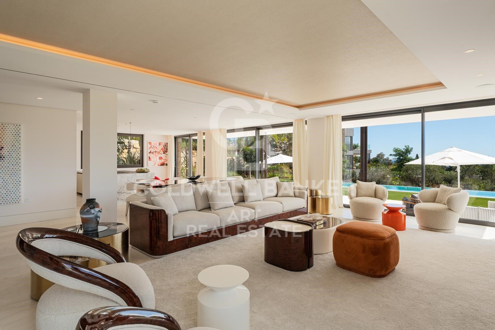Sophisticated contemporary villa with sea views - Marbella Hill Club, Golden Mile