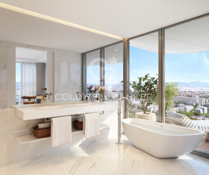 Iconic building in Barcelona: A luxury in heights in Diagonal Mar