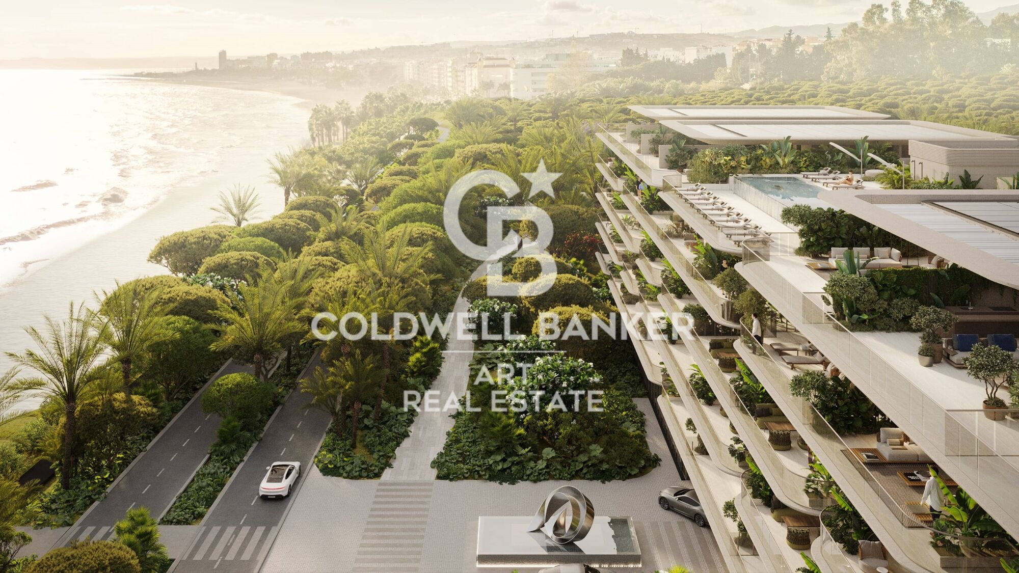 Residencias únicas con diseño elegante y vistas panorámica al mar en La Costa del Sol