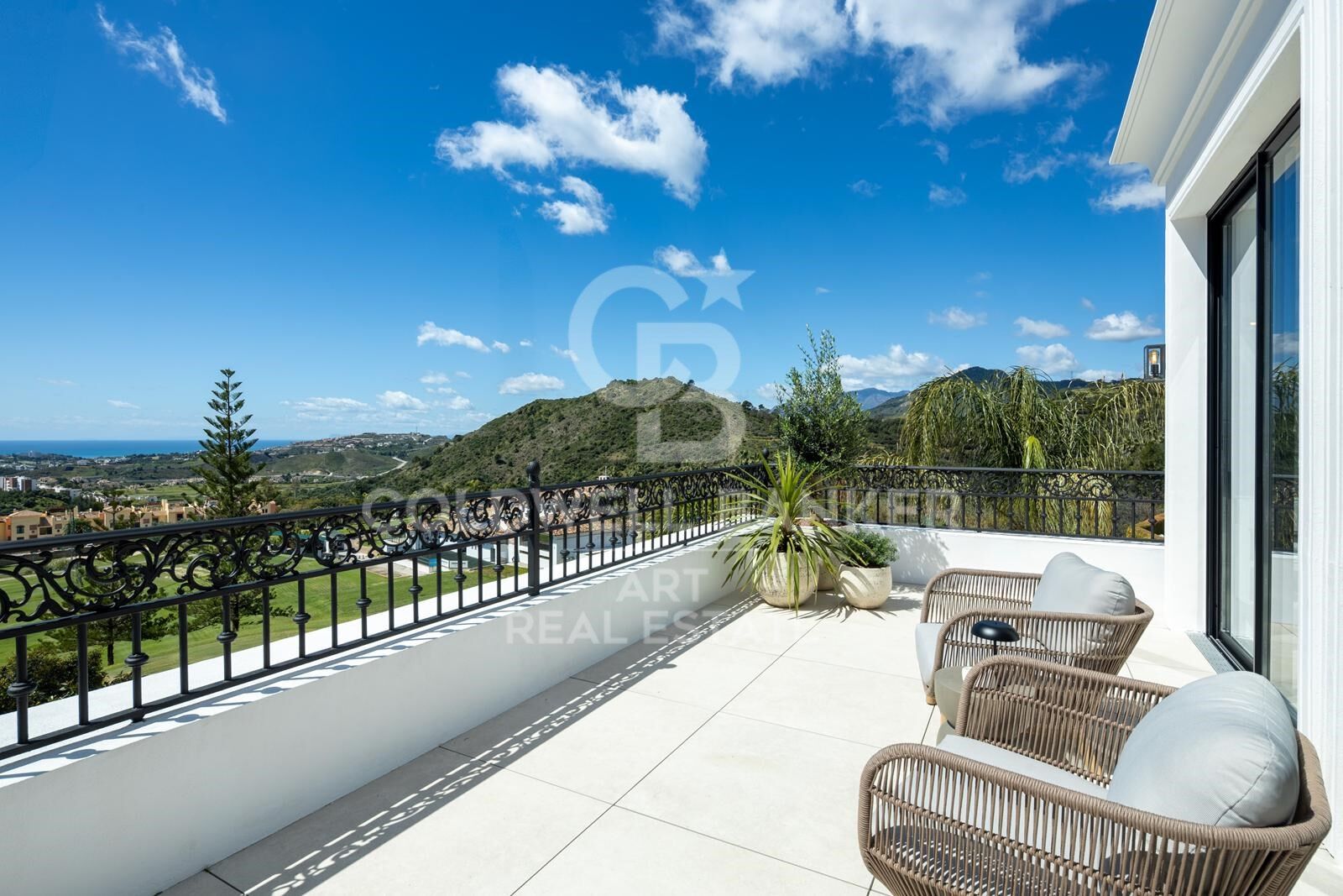 Villa méditerranéenne de luxe avec vue panoramique à Los Arqueros, Benahavís