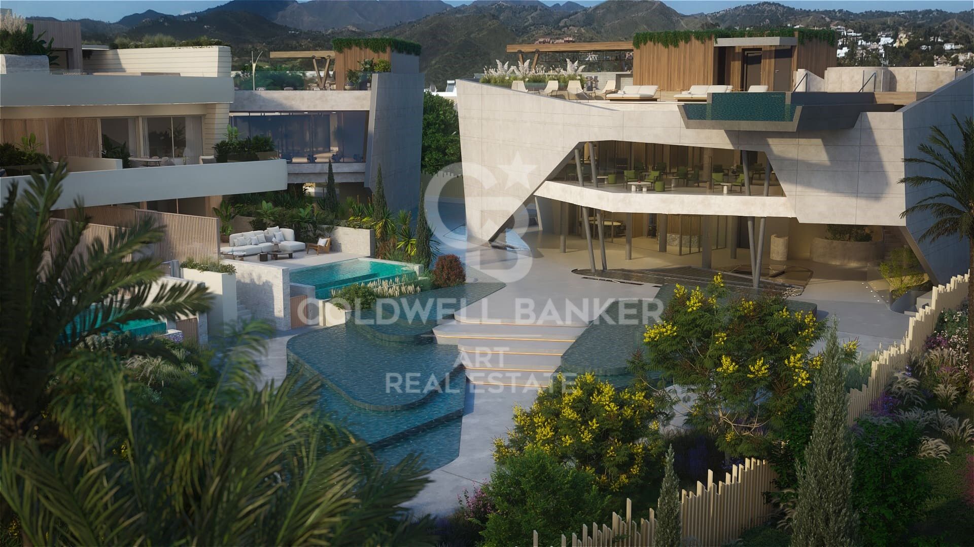 Newly built second floor apartments with sea views in Marbella