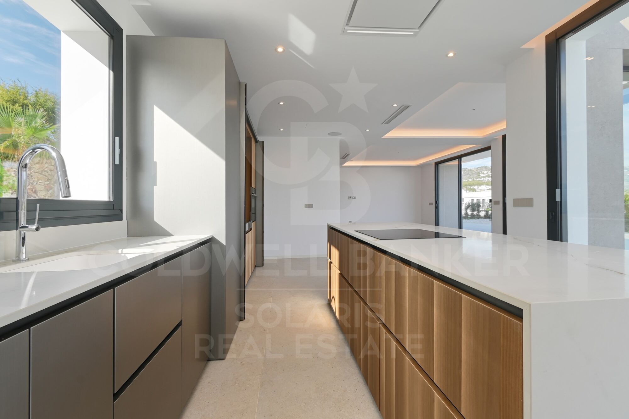 Nouvelle villa de luxe avec vue sur la mer à La Fustera, Benissa | Piscine à débordement, spa, cinéma
