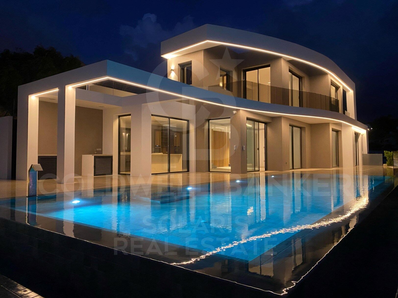 Neue Luxusvilla mit Meerblick in La Fustera, Benissa | Infinity-Pool, Spa, Kino