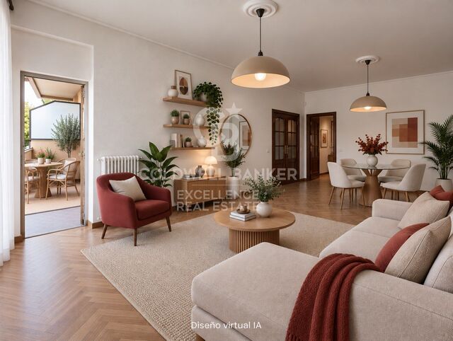 190 m² große Wohnung mit Terrasse, Garage und großem Potenzial an der Gran Vía Ramón y Cajal