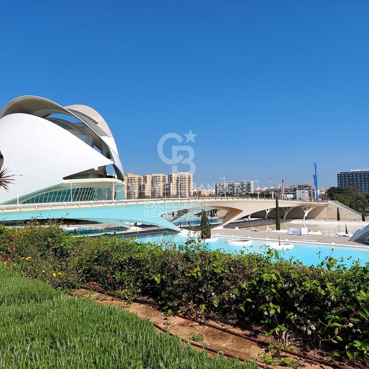 Appartement moderne et lumineux à 50 mètres des Jardins du Turia et de la Cité des Arts et des Sciences, avec 2 terrasses et un balcon