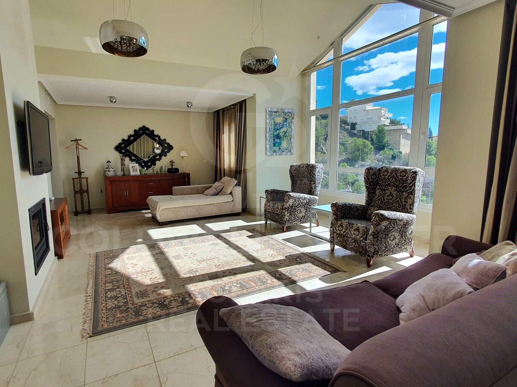 Penthouse de luxe avec vue panoramique sur la Méditerranée dans les collines d'Altea