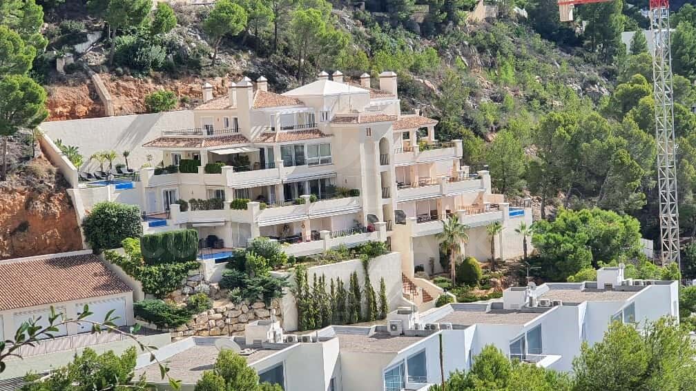 Luxus-Penthouse mit Panoramablick auf das Mittelmeer in den Altea Hills