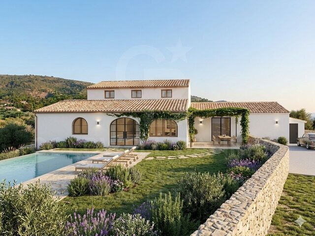 Finca mit Charakter und Ausblick auf das Mittelmeer