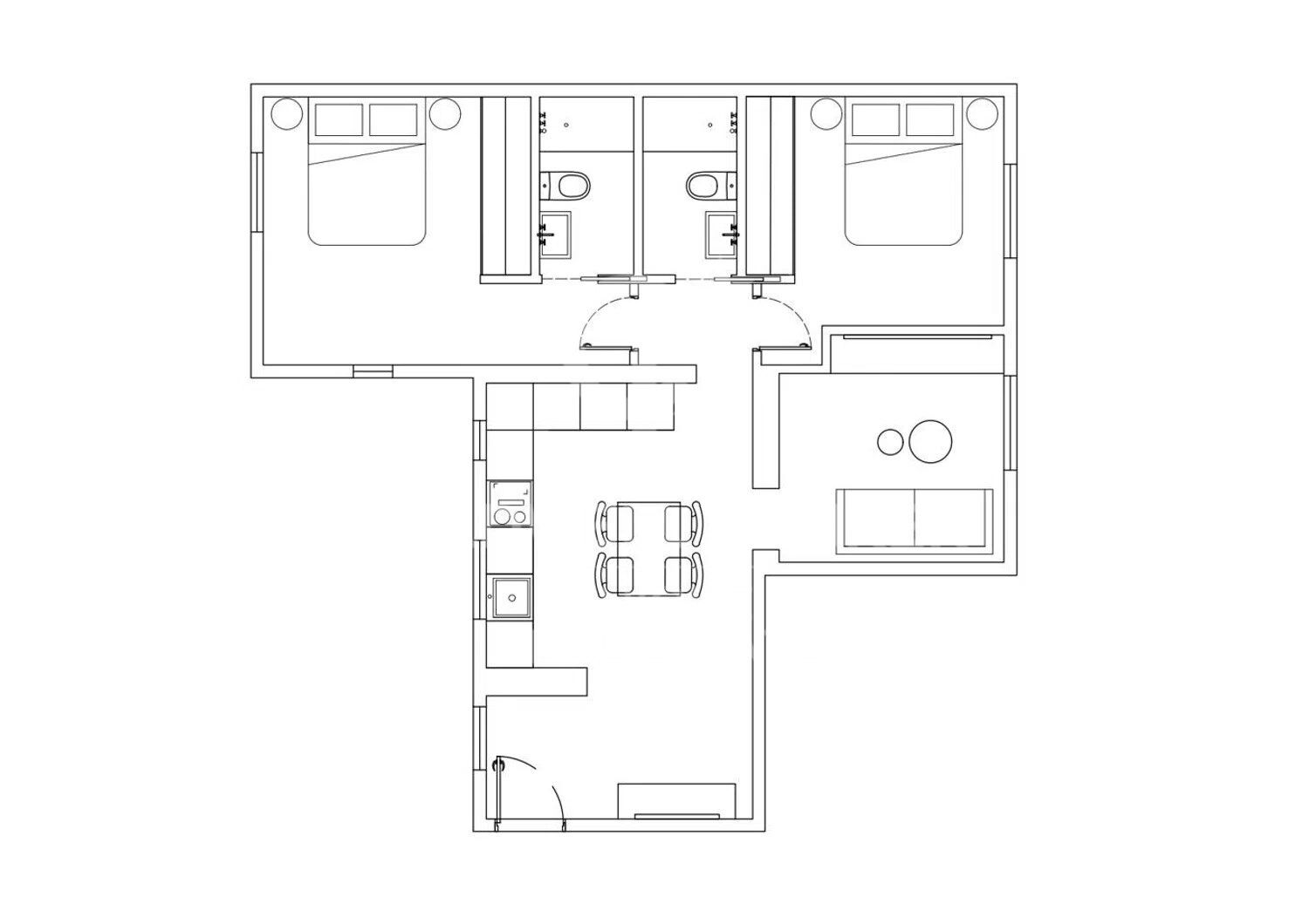Elegant renovated exterior apartment in Lista, Salamanca District