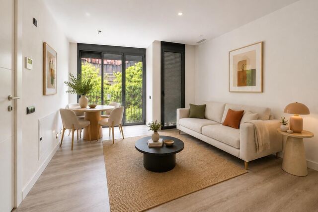 Apartment for sale in Vila de Gràcia located in a building constructed in 2018. The price includes a parking space in the same building