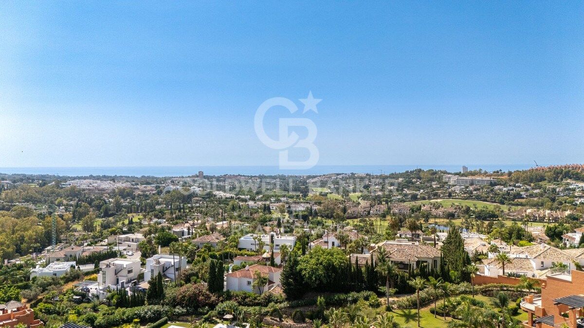 Espectacular apartamento en planta baja con increíbles vistas al mar en Nueva Andalucía
